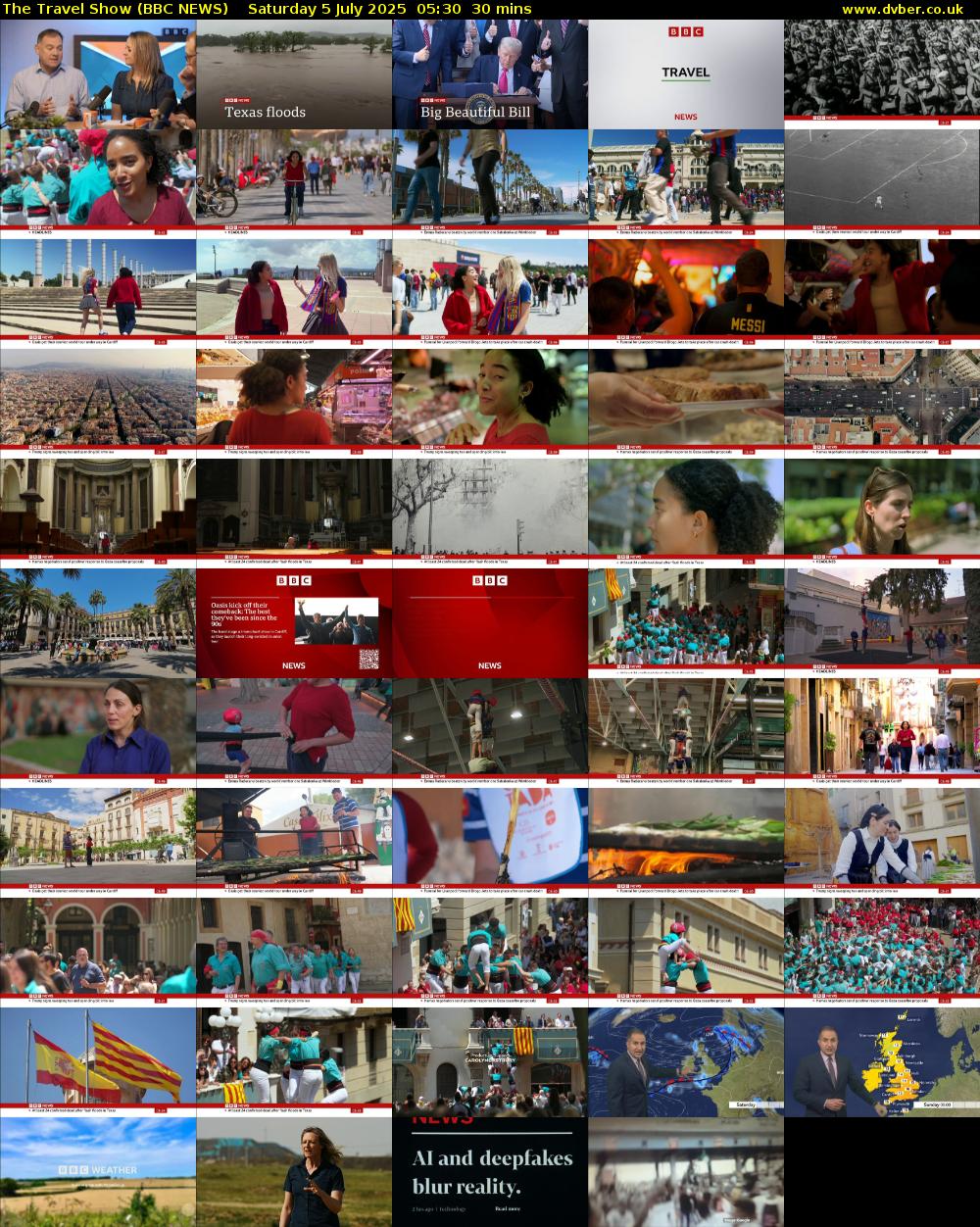 The Travel Show (BBC NEWS) Saturday 5 July 2025 05:30 - 06:00