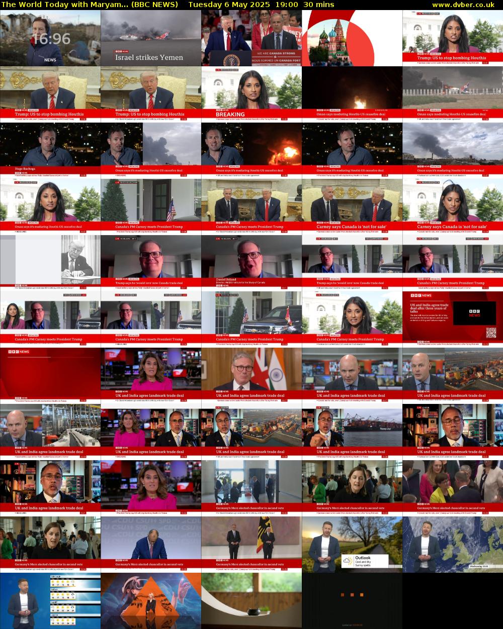The World Today with Maryam... (BBC NEWS) Tuesday 6 May 2025 19:00 - 19:30