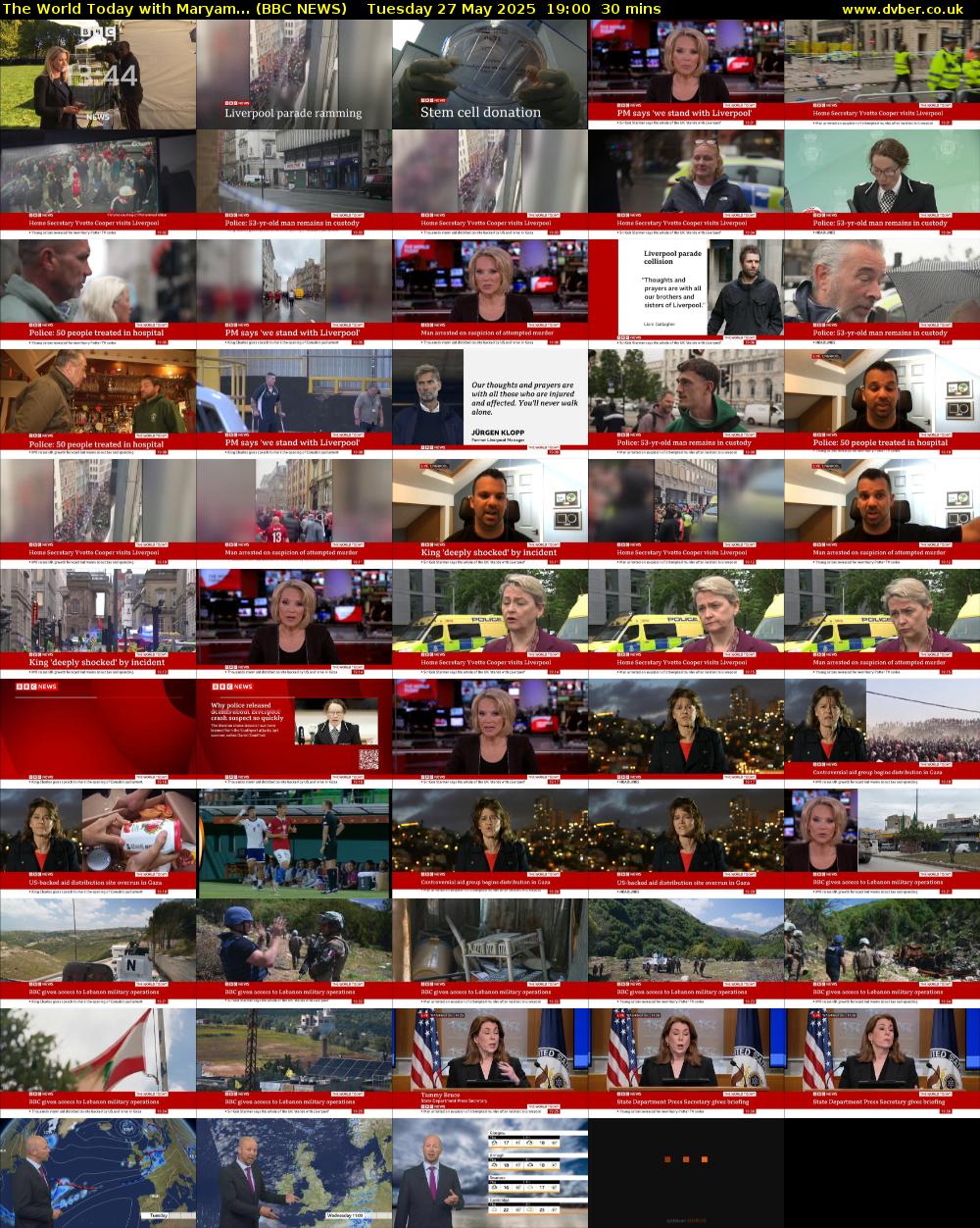 The World Today with Maryam... (BBC NEWS) Tuesday 27 May 2025 19:00 - 19:30