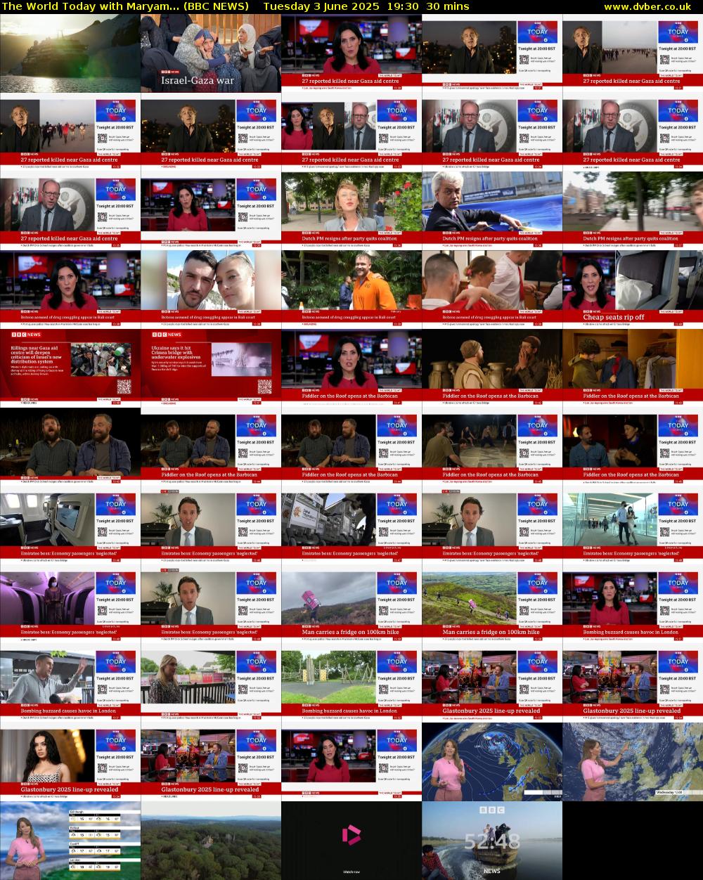 The World Today with Maryam... (BBC NEWS) Tuesday 3 June 2025 19:30 - 20:00