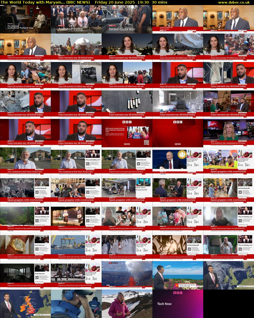 The World Today with Maryam... (BBC NEWS) Friday 20 June 2025 19:30 - 20:00