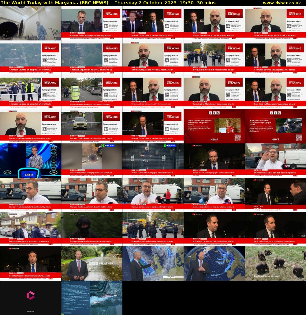 The World Today with Maryam... (BBC NEWS) Thursday 2 October 2025 19:30 - 20:00