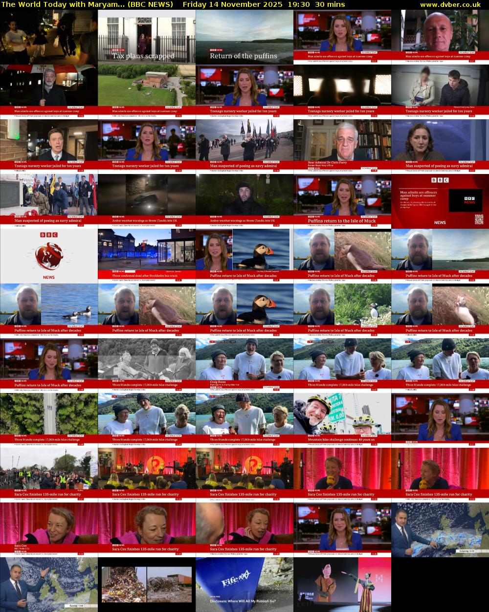 The World Today with Maryam... (BBC NEWS) Friday 14 November 2025 19:30 - 20:00