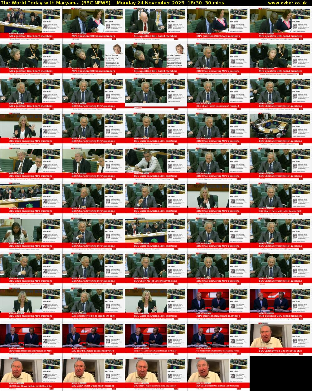 The World Today with Maryam... (BBC NEWS) Monday 24 November 2025 18:30 - 19:00