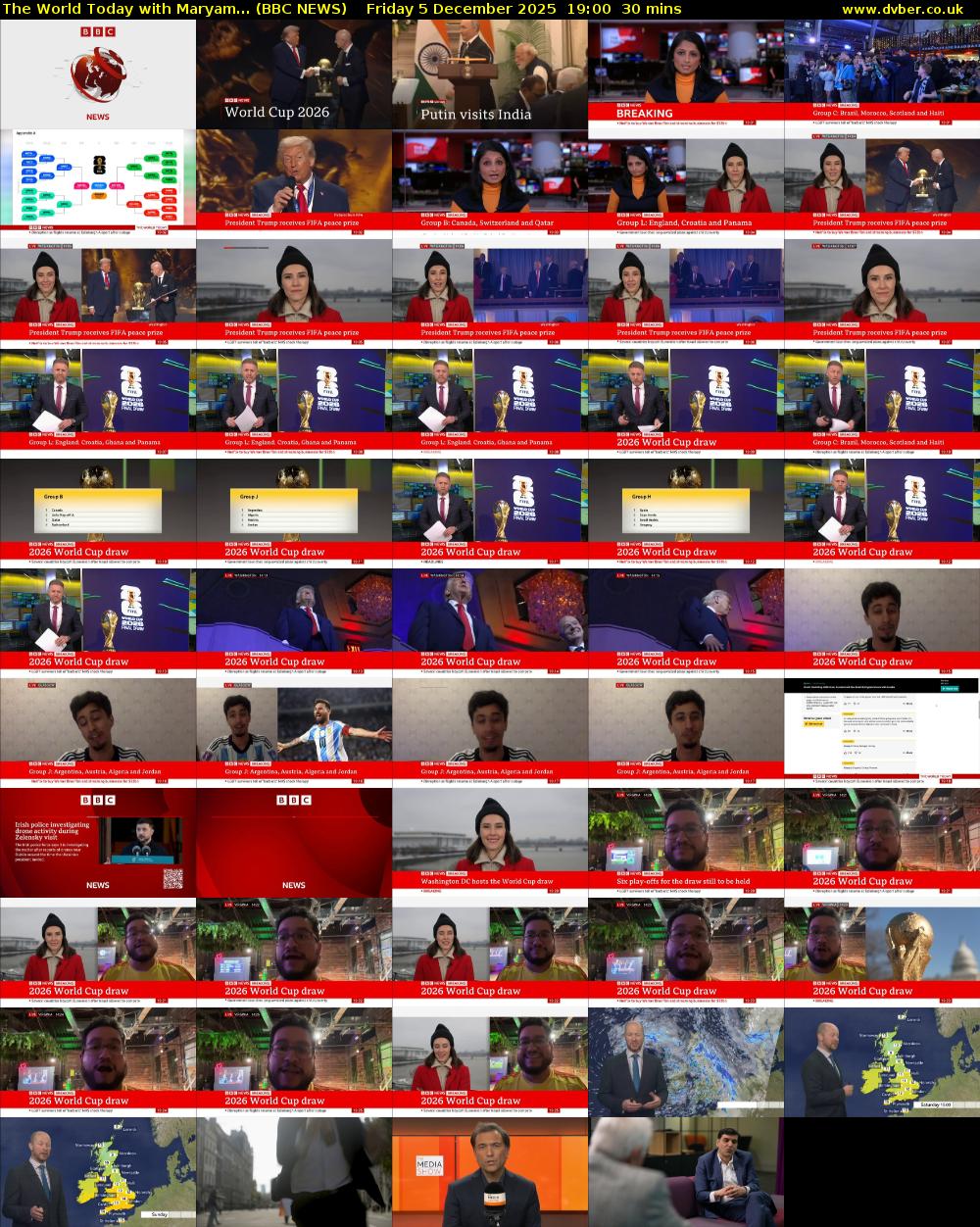 The World Today with Maryam... (BBC NEWS) Friday 5 December 2025 19:00 - 19:30