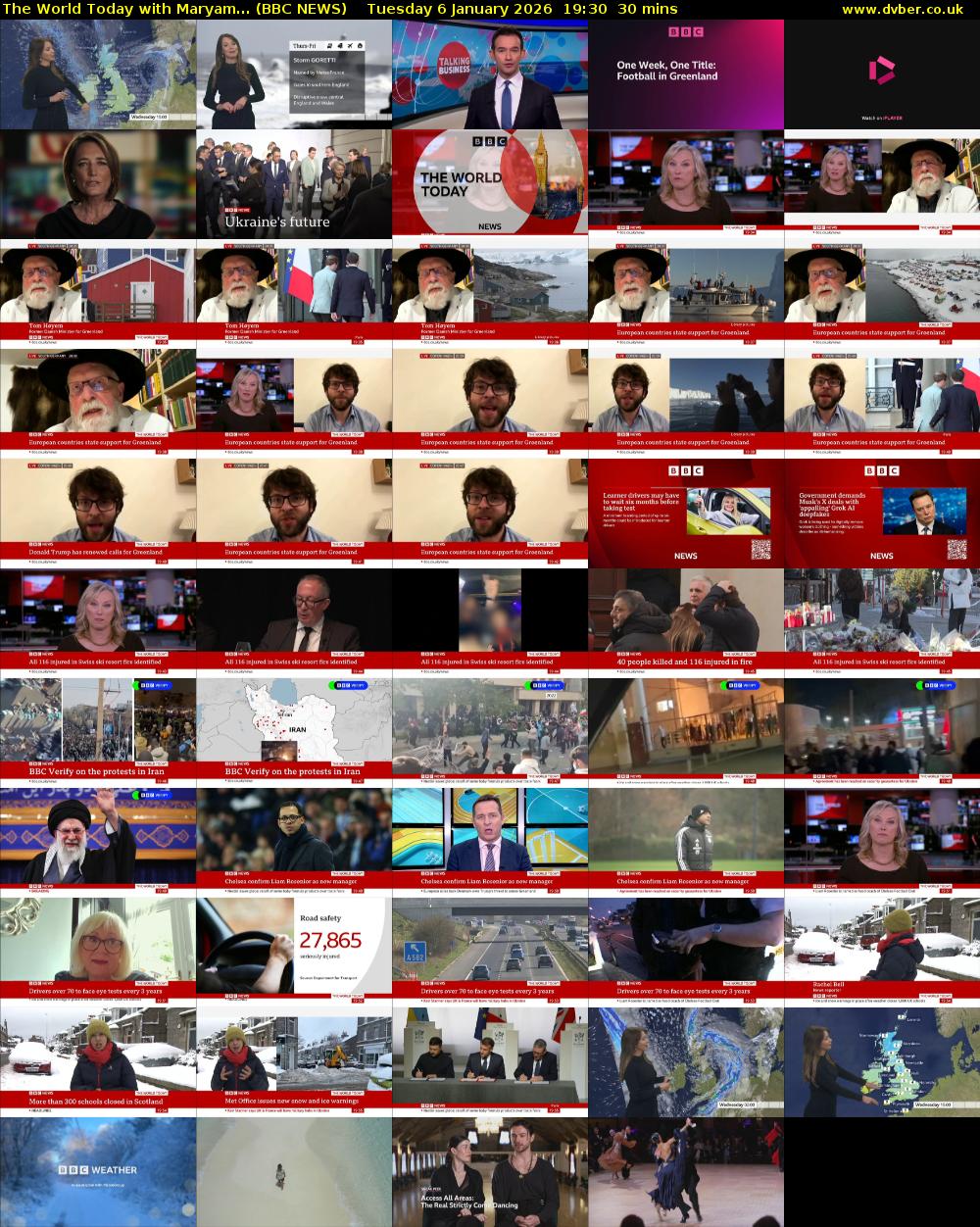 The World Today with Maryam... (BBC NEWS) Tuesday 6 January 2026 19:30 - 20:00