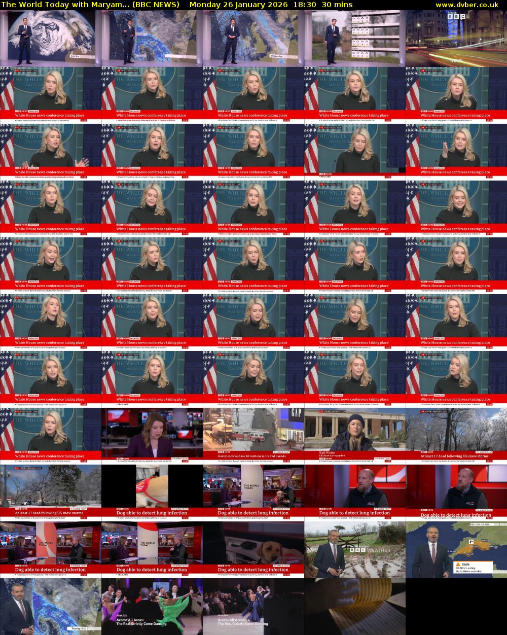 The World Today with Maryam... (BBC NEWS) Monday 26 January 2026 18:30 - 19:00