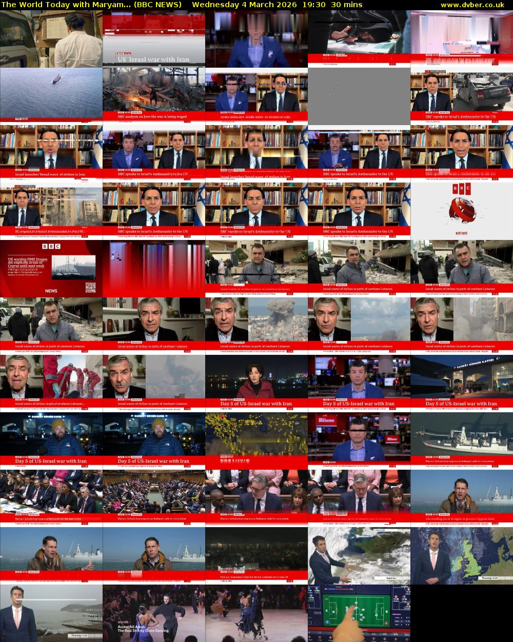 The World Today with Maryam... (BBC NEWS) Wednesday 4 March 2026 19:30 - 20:00