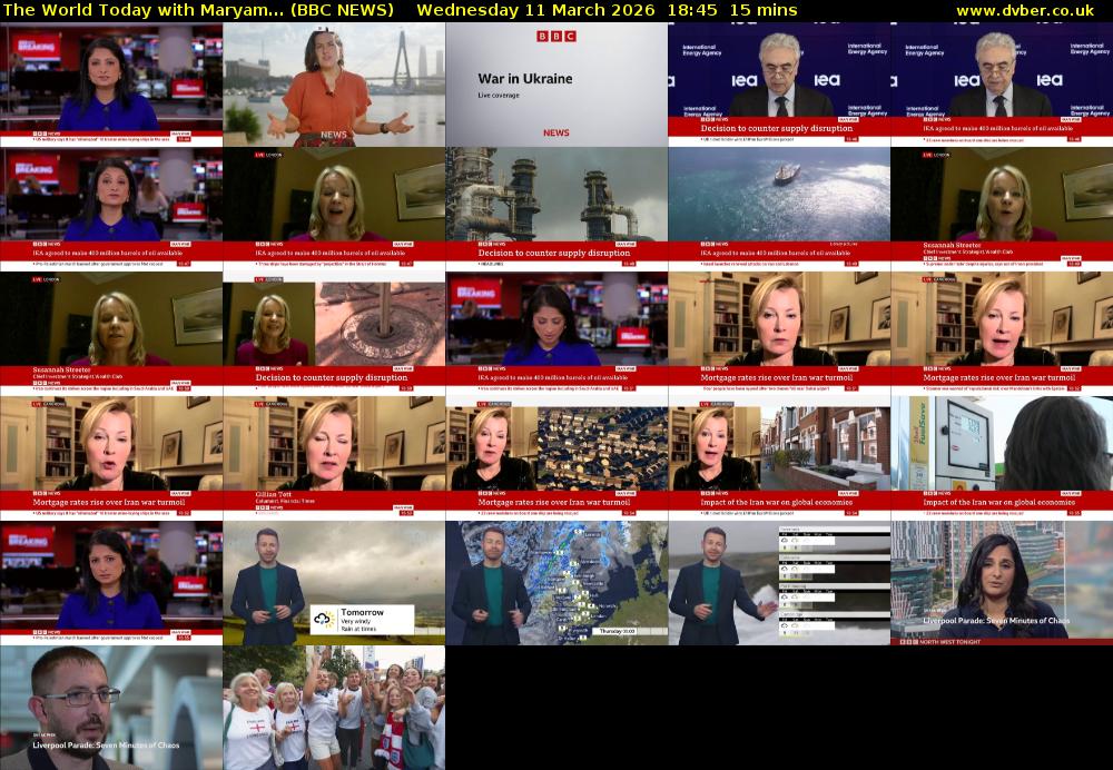 The World Today with Maryam... (BBC NEWS) Wednesday 11 March 2026 18:45 - 19:00