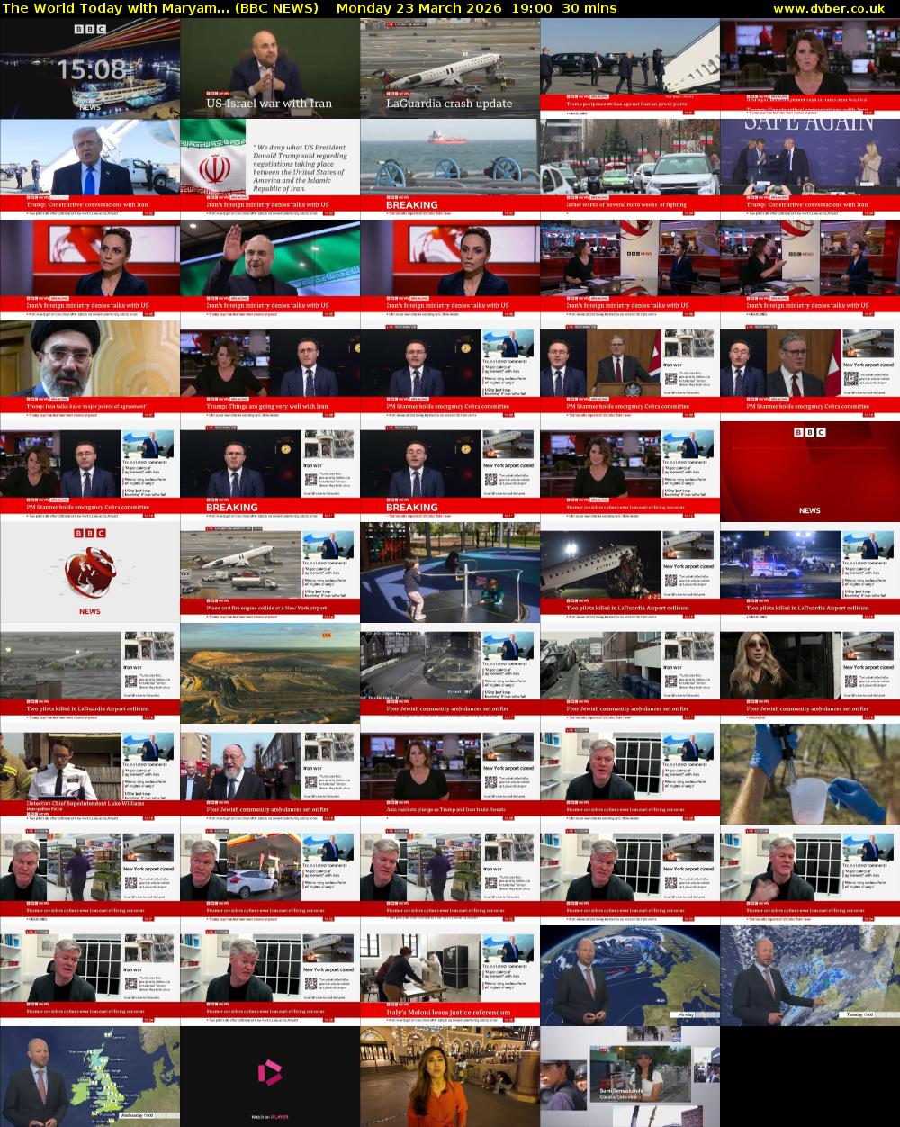 The World Today with Maryam... (BBC NEWS) Monday 23 March 2026 19:00 - 19:30