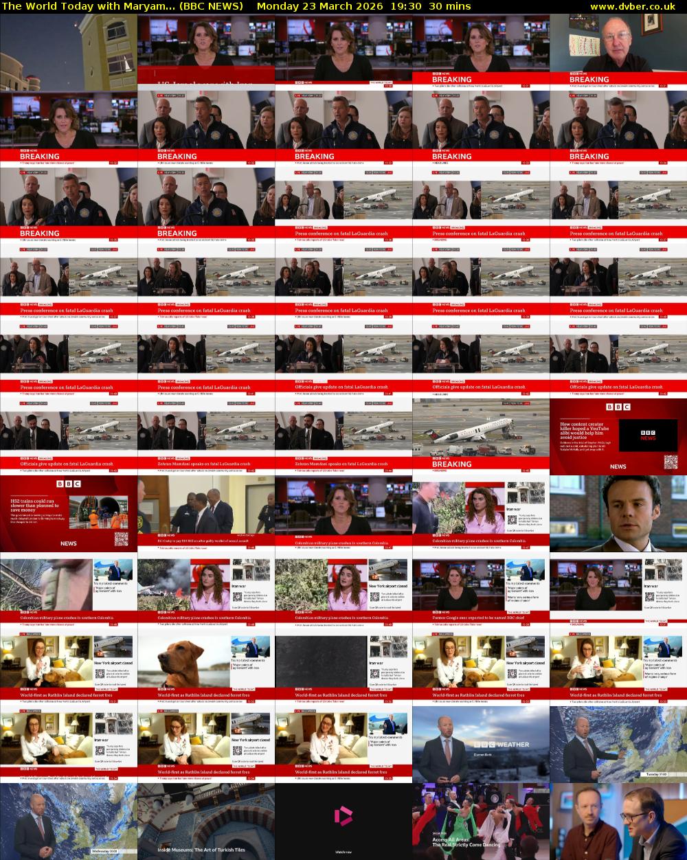 The World Today with Maryam... (BBC NEWS) Monday 23 March 2026 19:30 - 20:00