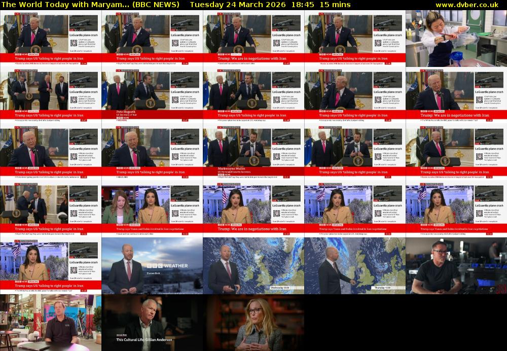 The World Today with Maryam... (BBC NEWS) Tuesday 24 March 2026 18:45 - 19:00
