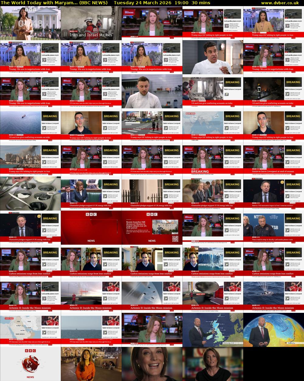 The World Today with Maryam... (BBC NEWS) Tuesday 24 March 2026 19:00 - 19:30