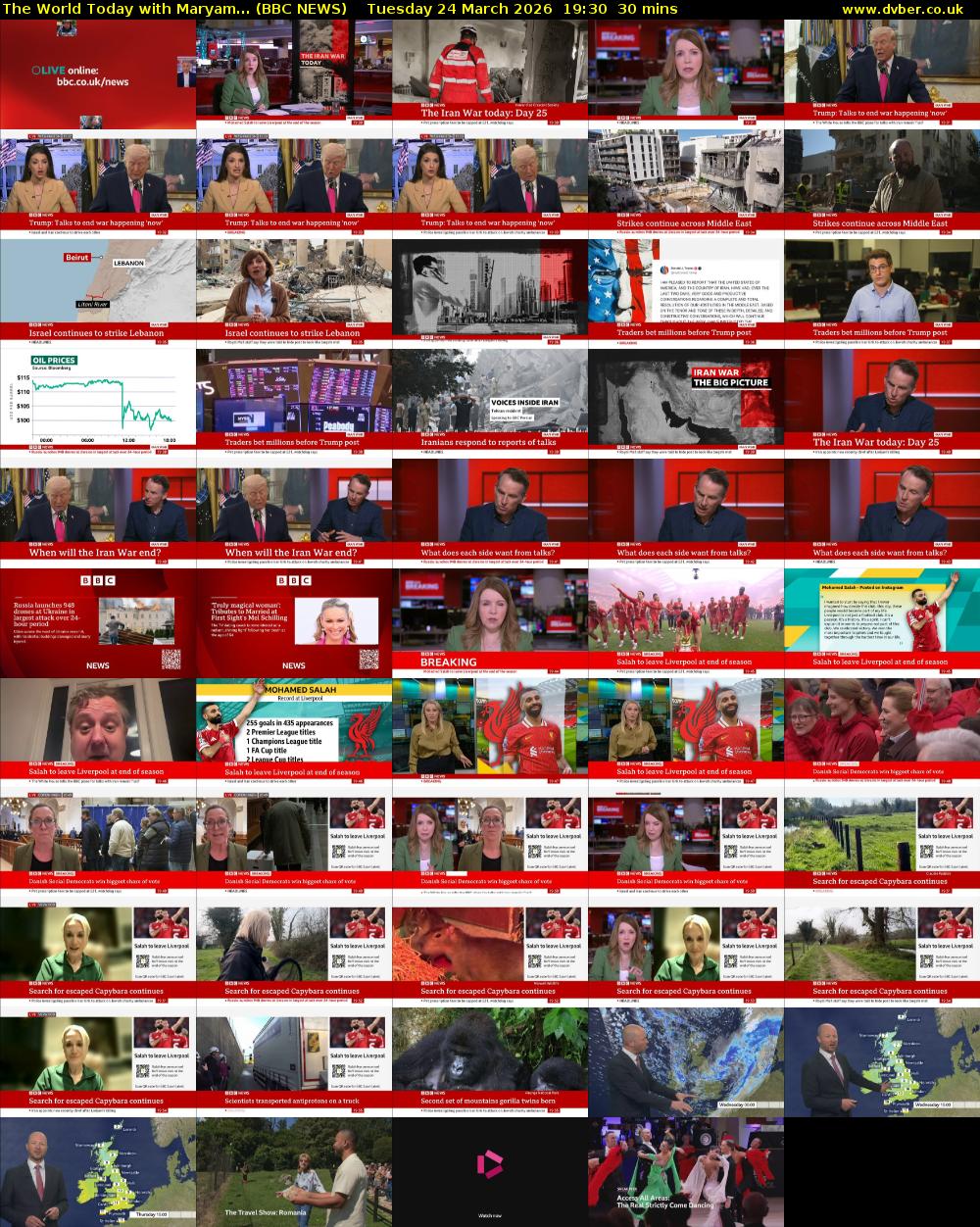 The World Today with Maryam... (BBC NEWS) Tuesday 24 March 2026 19:30 - 20:00