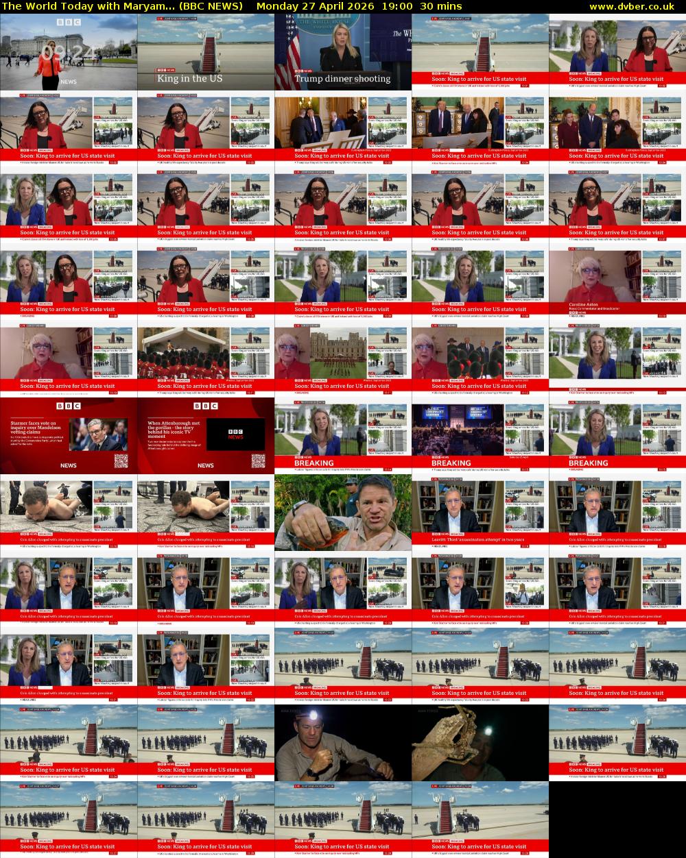 The World Today with Maryam... (BBC NEWS) Monday 27 April 2026 19:00 - 19:30
