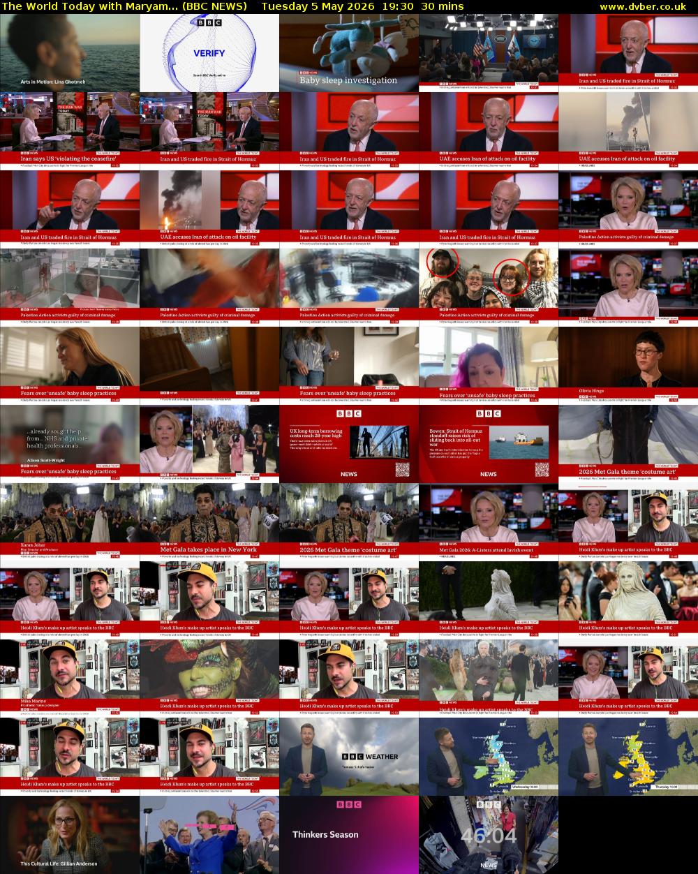 The World Today with Maryam... (BBC NEWS) Tuesday 5 May 2026 19:30 - 20:00