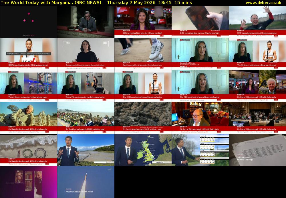 The World Today with Maryam... (BBC NEWS) Thursday 7 May 2026 18:45 - 19:00