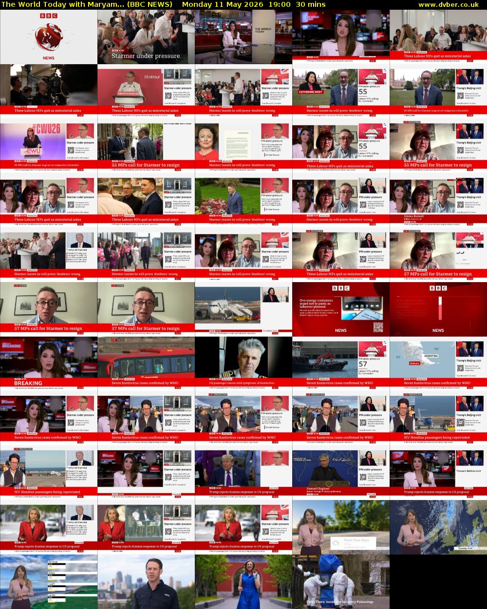 The World Today with Maryam... (BBC NEWS) Monday 11 May 2026 19:00 - 19:30