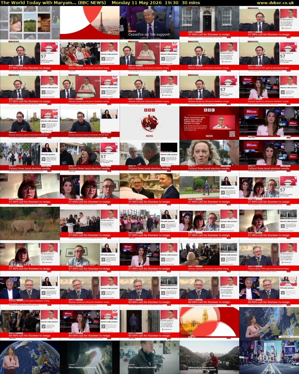 The World Today with Maryam... (BBC NEWS) Monday 11 May 2026 19:30 - 20:00