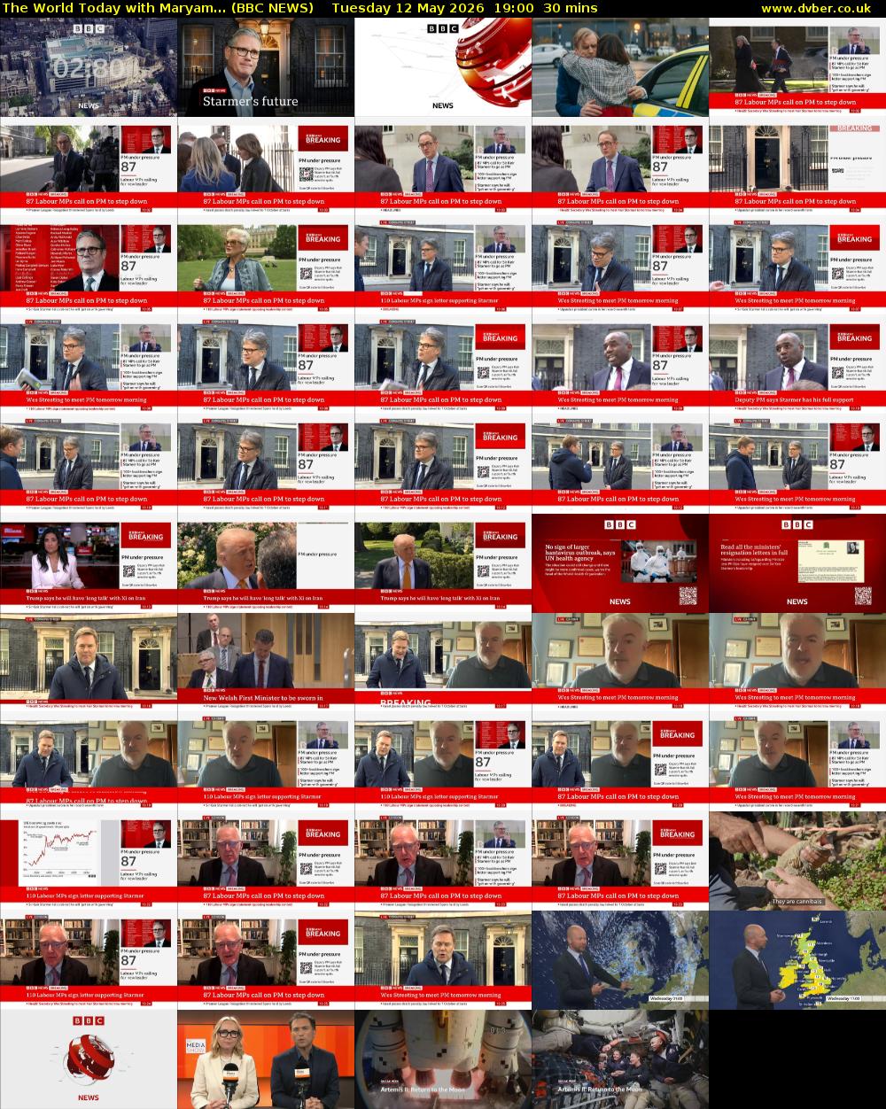 The World Today with Maryam... (BBC NEWS) Tuesday 12 May 2026 19:00 - 19:30