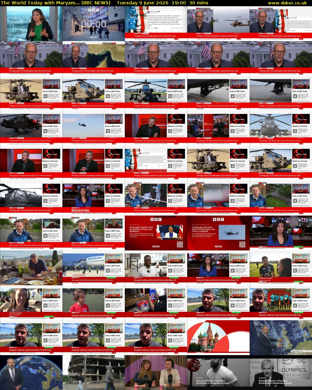 The World Today with Maryam... (BBC NEWS) Tuesday 9 June 2026 19:00 - 19:30