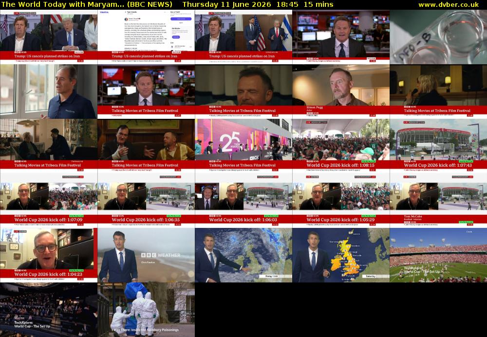 The World Today with Maryam... (BBC NEWS) Thursday 11 June 2026 18:45 - 19:00