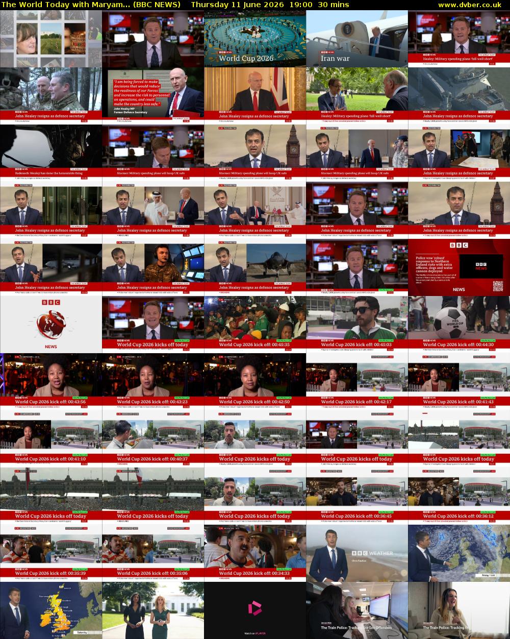 The World Today with Maryam... (BBC NEWS) Thursday 11 June 2026 19:00 - 19:30