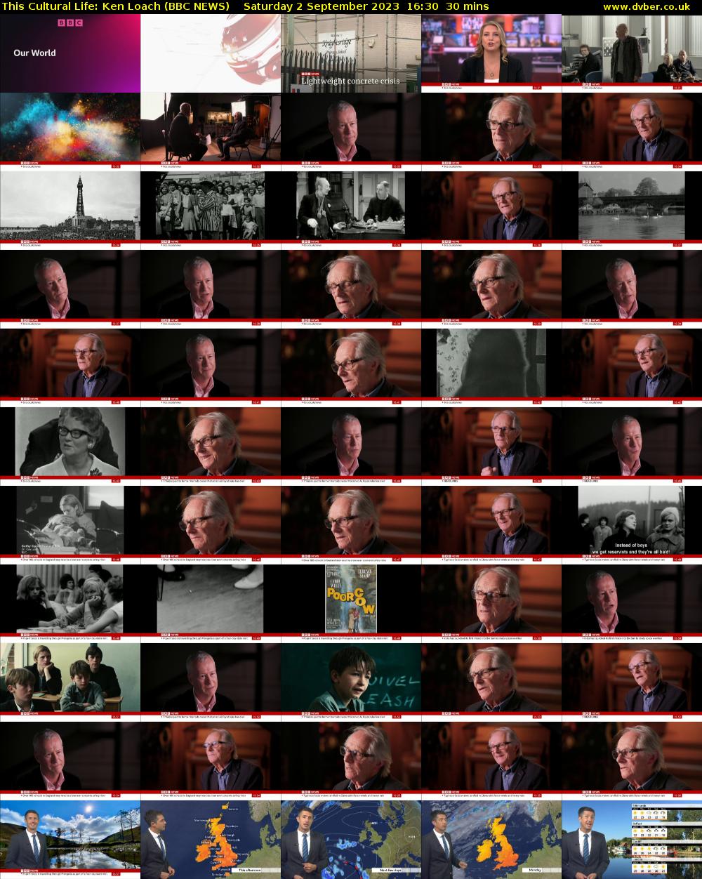 This Cultural Life: Ken Loach (BBC NEWS) Saturday 2 September 2023 16:30 - 17:00