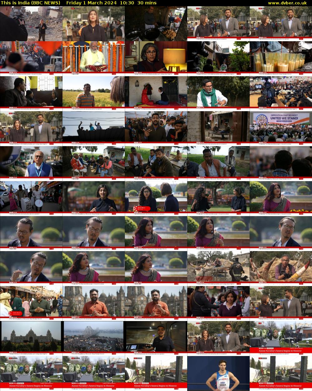 This is India (BBC NEWS) Friday 1 March 2024 10:30 - 11:00