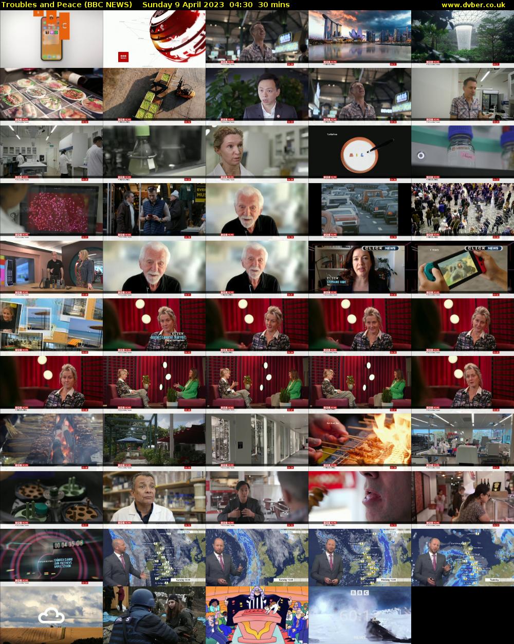 Troubles and Peace (BBC NEWS) Sunday 9 April 2023 04:30 - 05:00