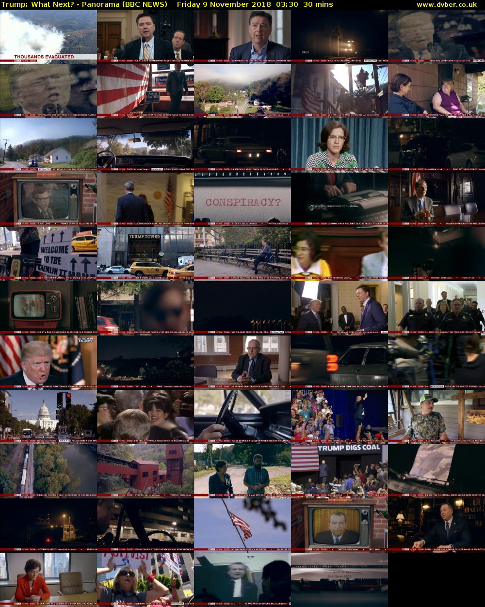Trump: What Next? - Panorama (BBC NEWS) Friday 9 November 2018 03:30 - 04:00