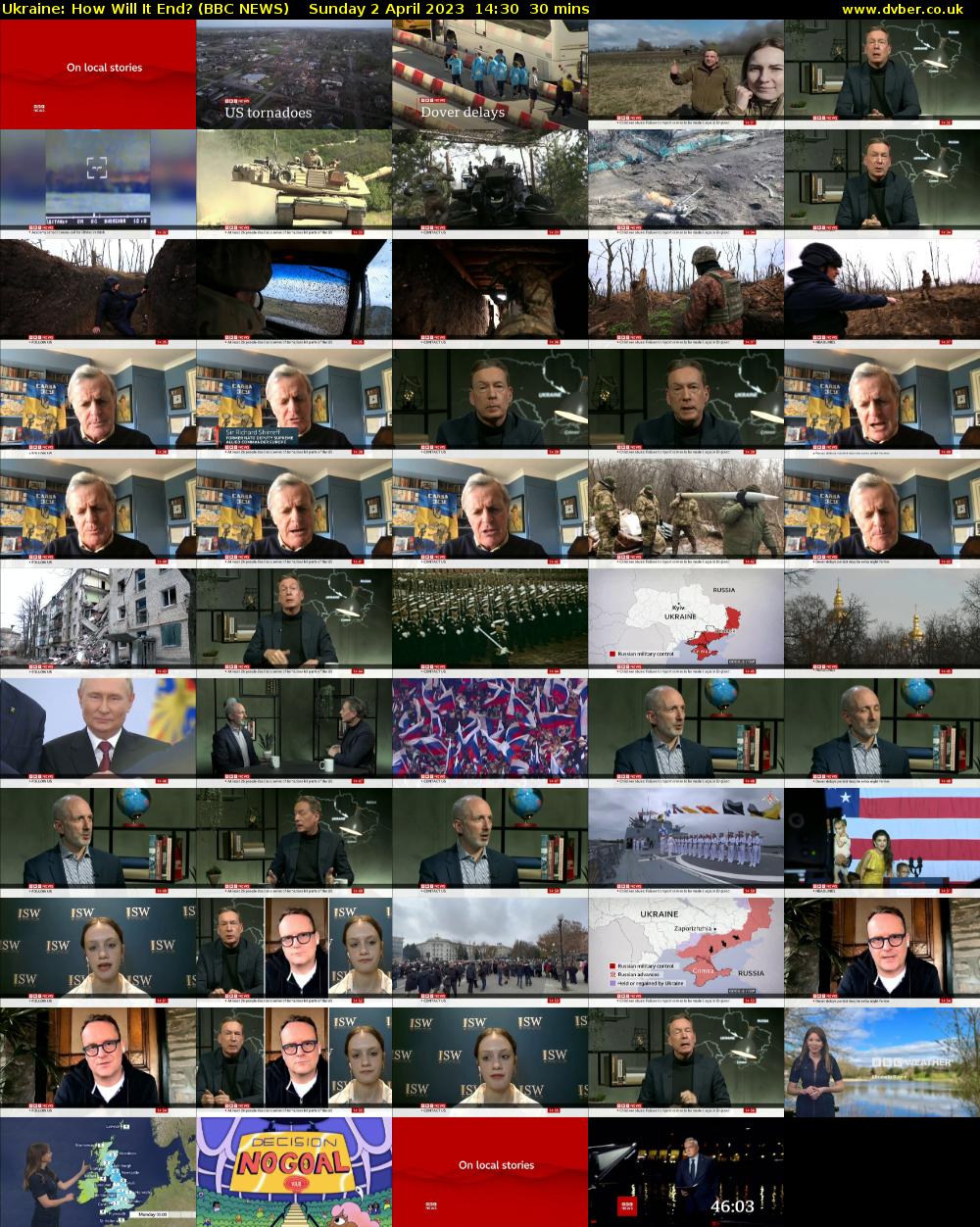 Ukraine: How Will It End? (BBC NEWS) Sunday 2 April 2023 14:30 - 15:00