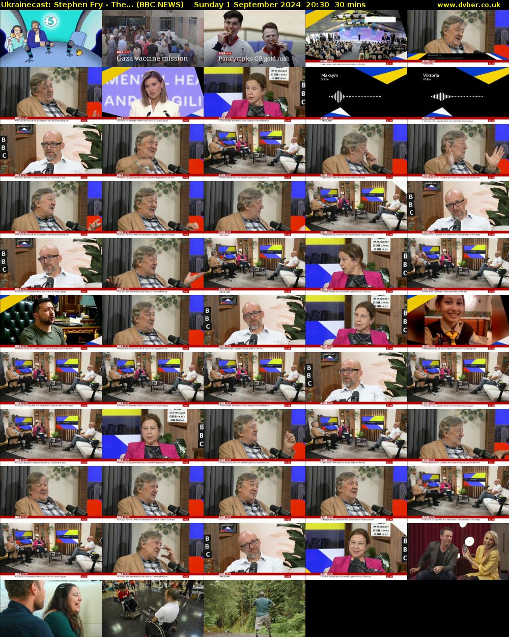 Ukrainecast: Stephen Fry - The... (BBC NEWS) Sunday 1 September 2024 20:30 - 21:00