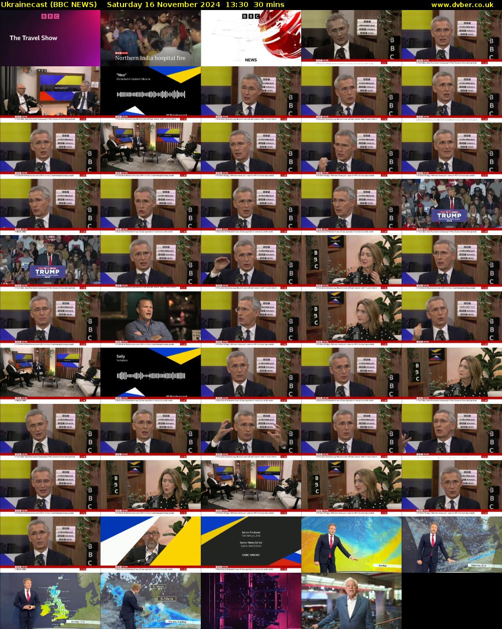 Ukrainecast (BBC NEWS) Saturday 16 November 2024 13:30 - 14:00