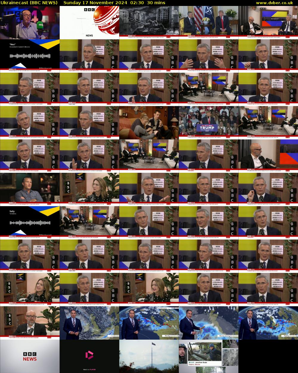 Ukrainecast (BBC NEWS) Sunday 17 November 2024 02:30 - 03:00