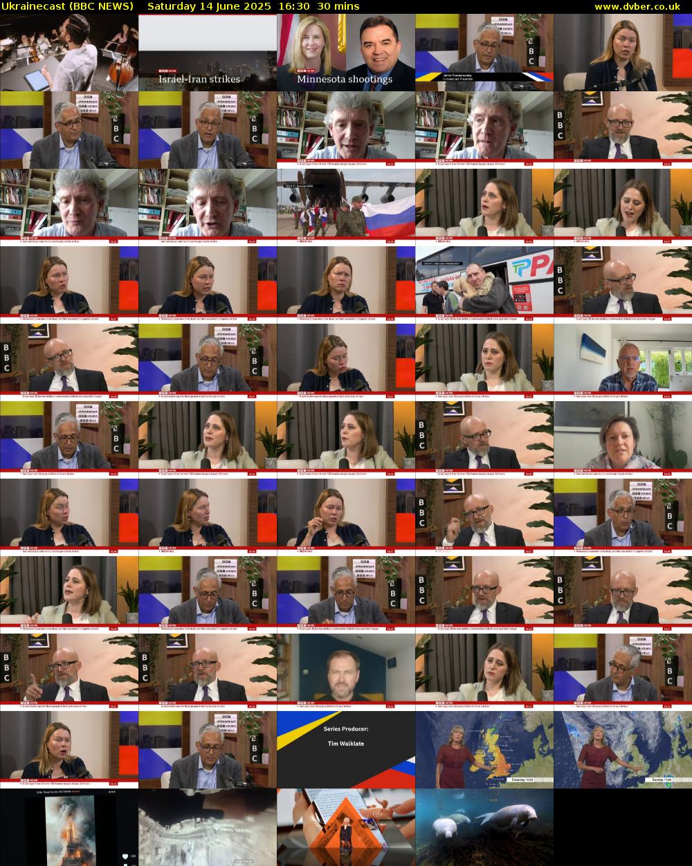 Ukrainecast (BBC NEWS) Saturday 14 June 2025 16:30 - 17:00