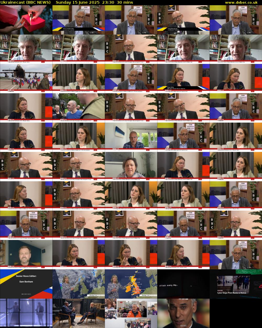 Ukrainecast (BBC NEWS) Sunday 15 June 2025 23:30 - 00:00