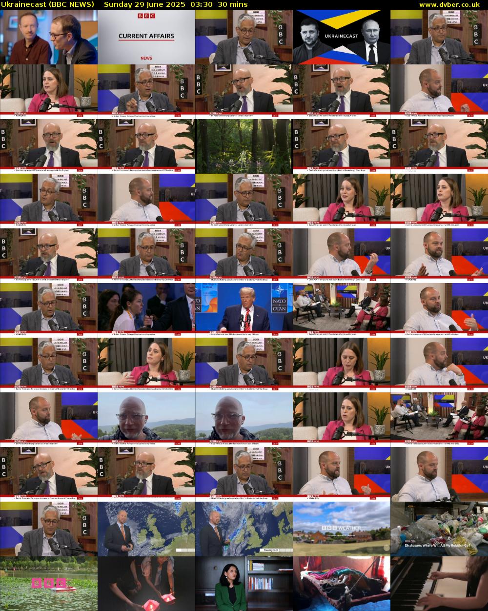 Ukrainecast (BBC NEWS) Sunday 29 June 2025 03:30 - 04:00