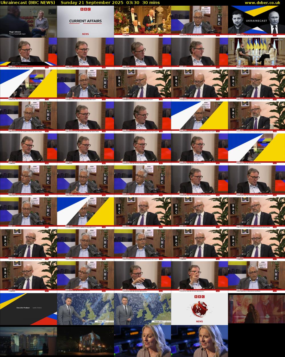 Ukrainecast (BBC NEWS) Sunday 21 September 2025 03:30 - 04:00