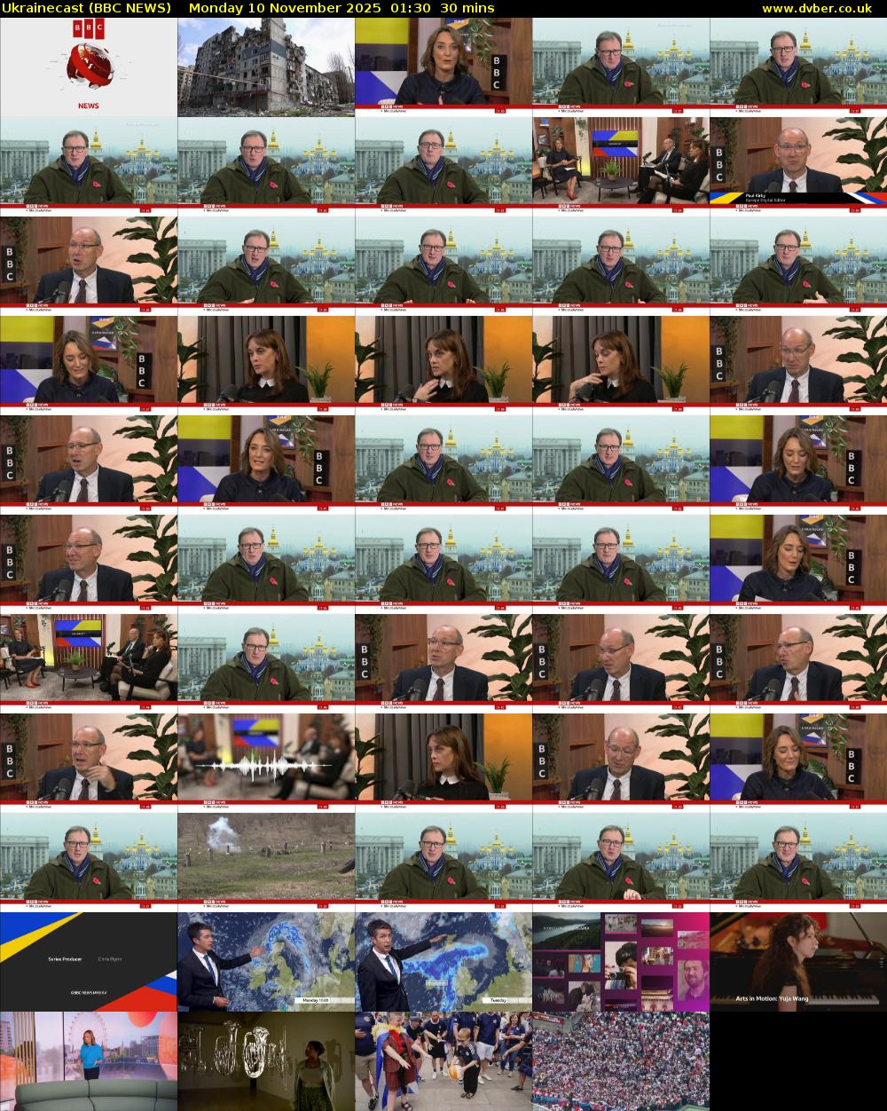 Ukrainecast (BBC NEWS) Monday 10 November 2025 01:30 - 02:00