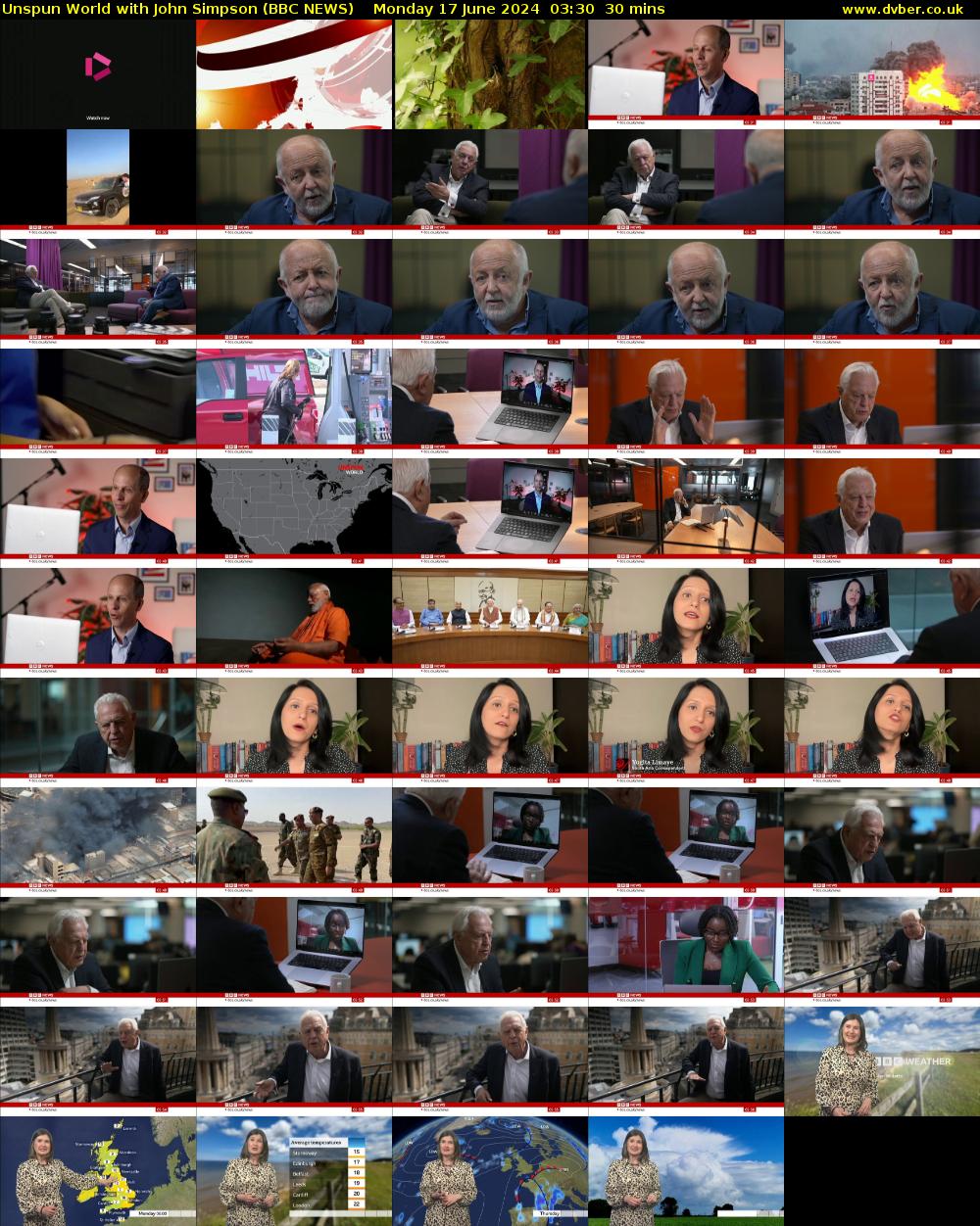 Unspun World with John Simpson (BBC NEWS) Monday 17 June 2024 03:30 - 04:00