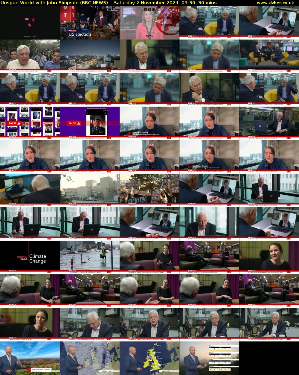 Unspun World with John Simpson (BBC NEWS) Saturday 2 November 2024 05:30 - 06:00