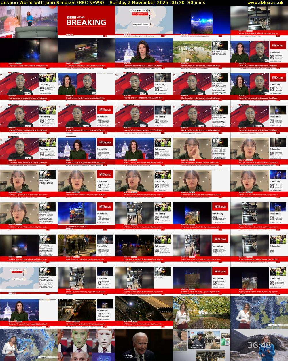 Unspun World with John Simpson (BBC NEWS) Sunday 2 November 2025 01:30 - 02:00