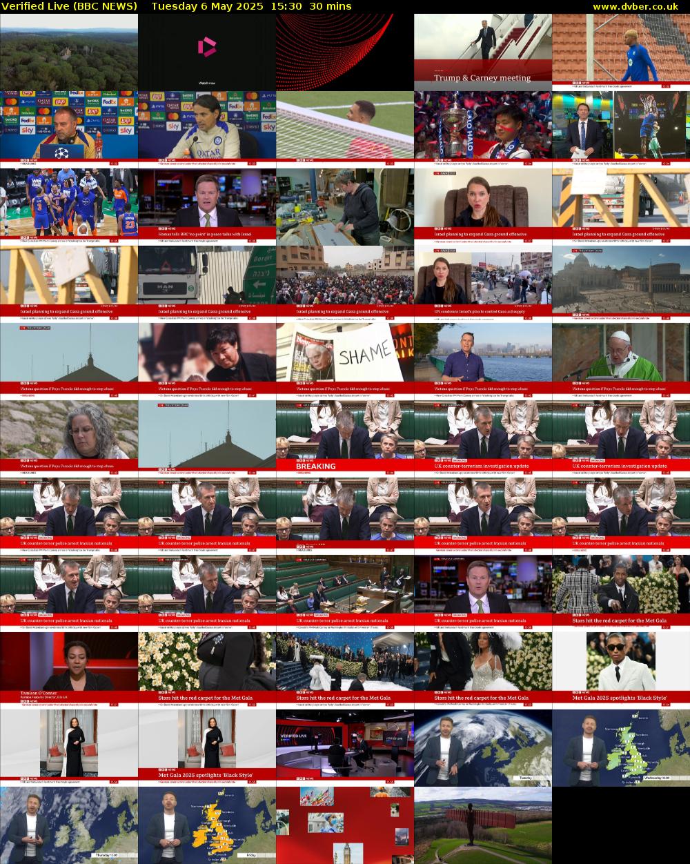 Verified Live (BBC NEWS) Tuesday 6 May 2025 15:30 - 16:00