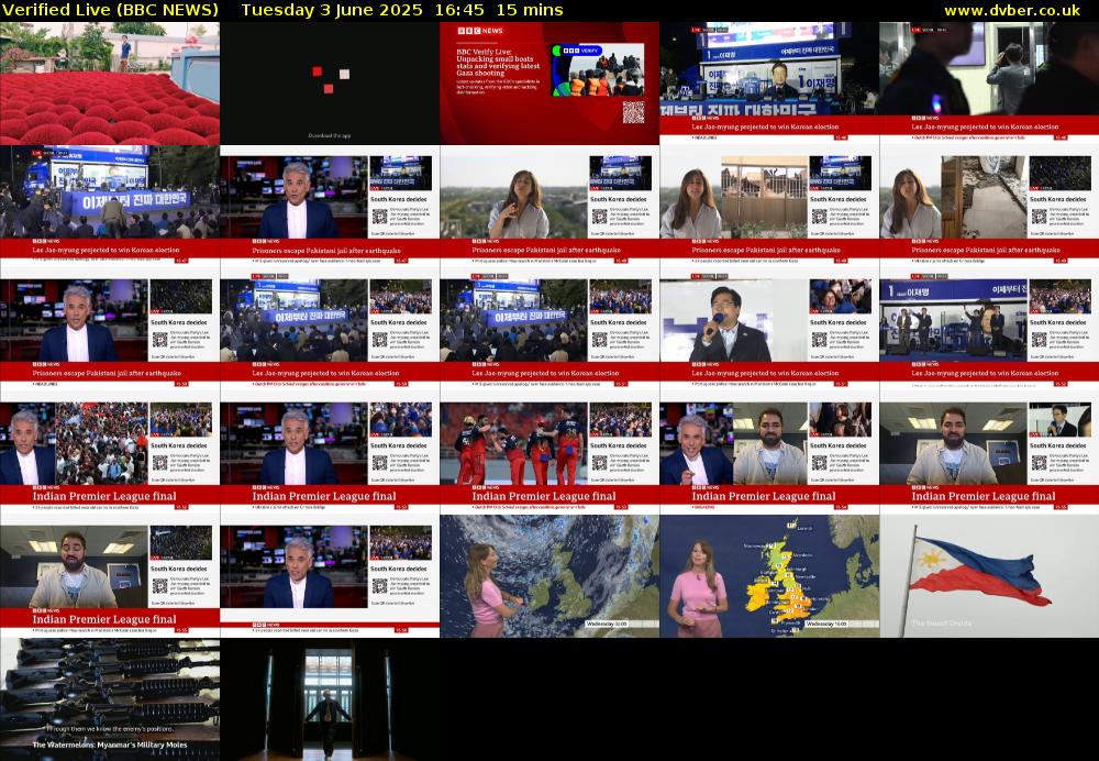 Verified Live (BBC NEWS) Tuesday 3 June 2025 16:45 - 17:00