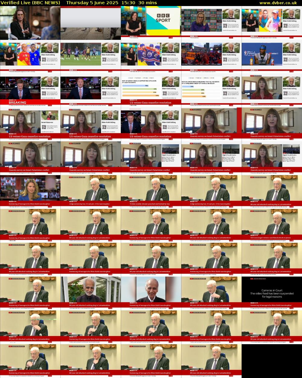 Verified Live (BBC NEWS) Thursday 5 June 2025 15:30 - 16:00