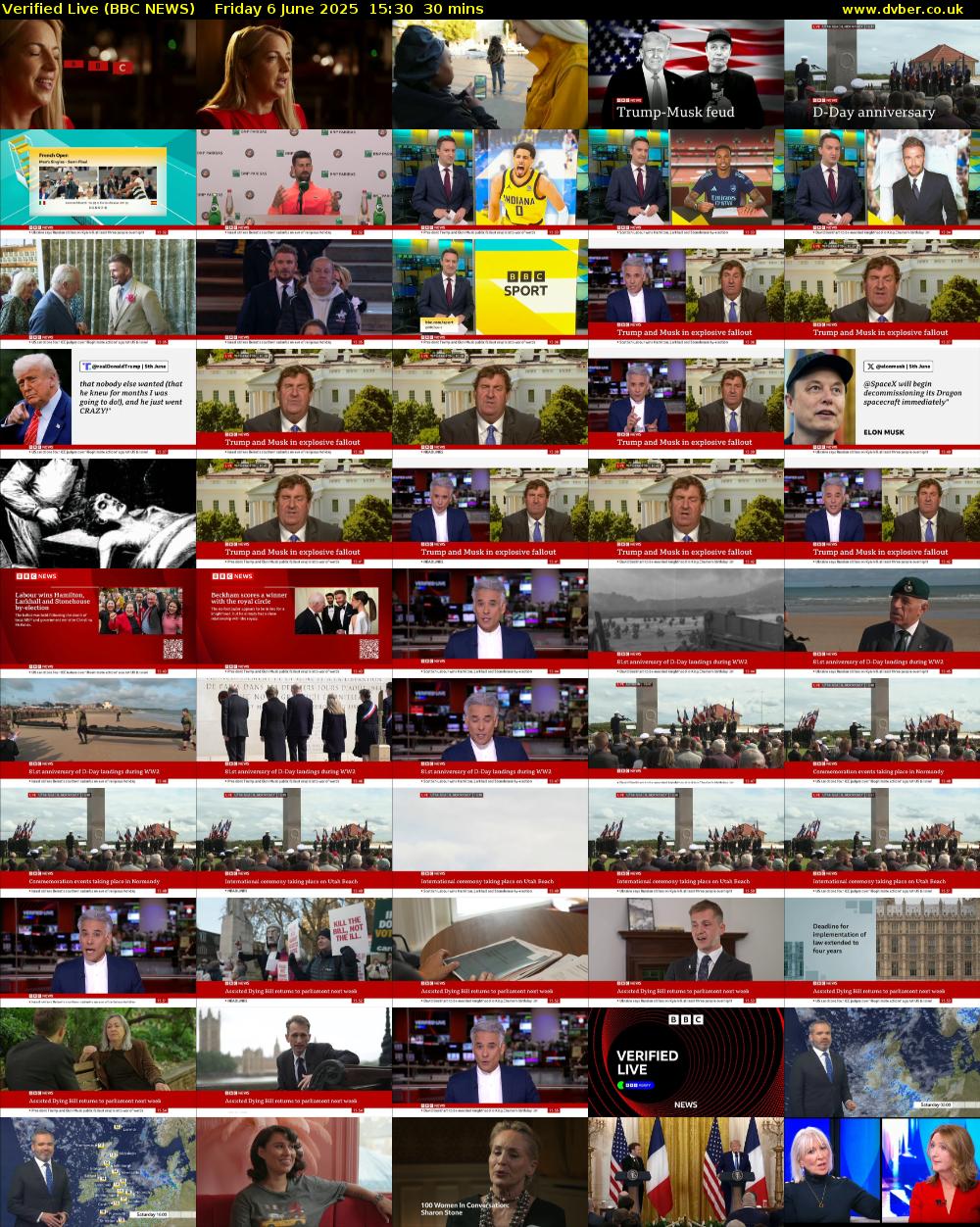 Verified Live (BBC NEWS) Friday 6 June 2025 15:30 - 16:00