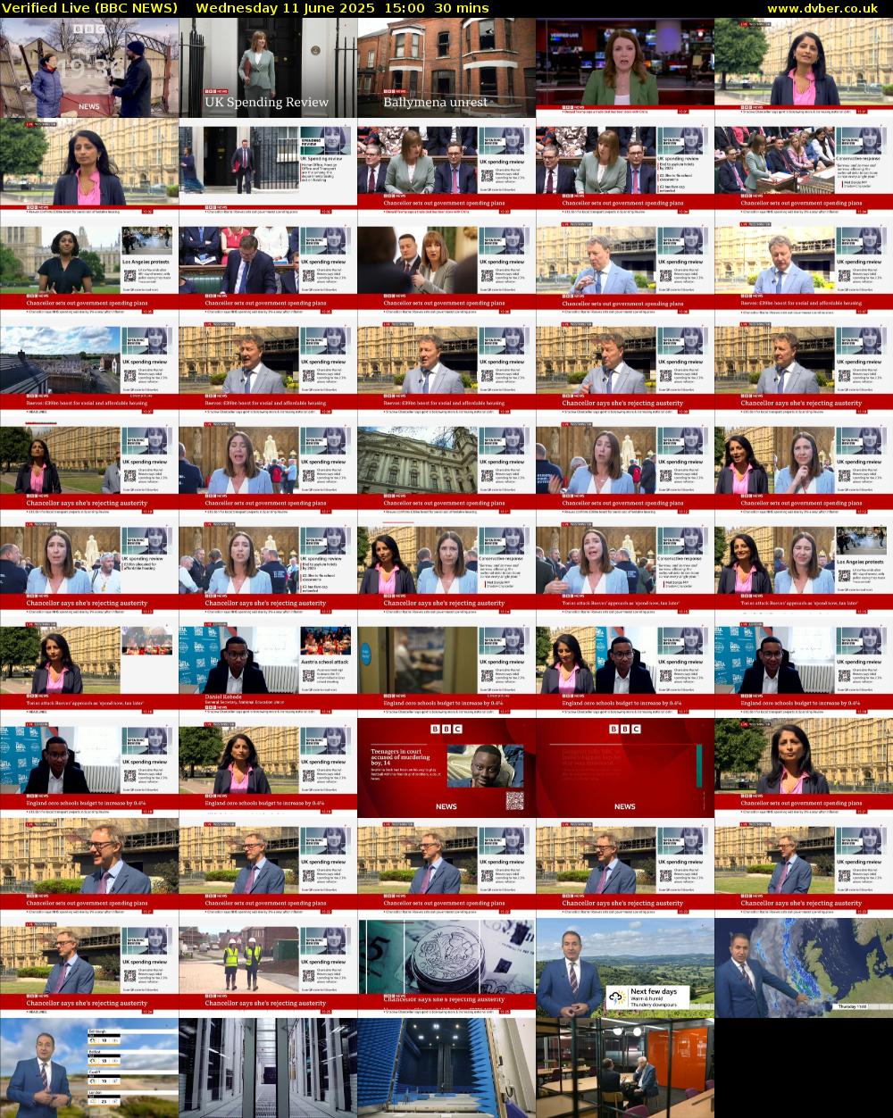 Verified Live (BBC NEWS) Wednesday 11 June 2025 15:00 - 15:30