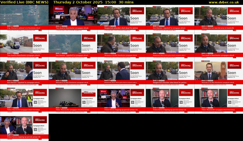 Verified Live (BBC NEWS) Thursday 2 October 2025 15:00 - 15:30