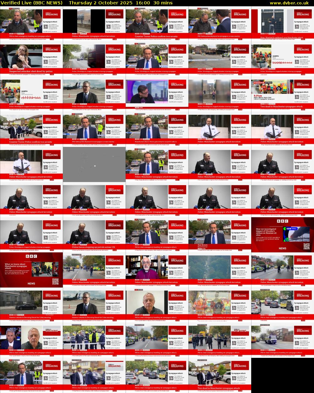 Verified Live (BBC NEWS) Thursday 2 October 2025 16:00 - 16:30